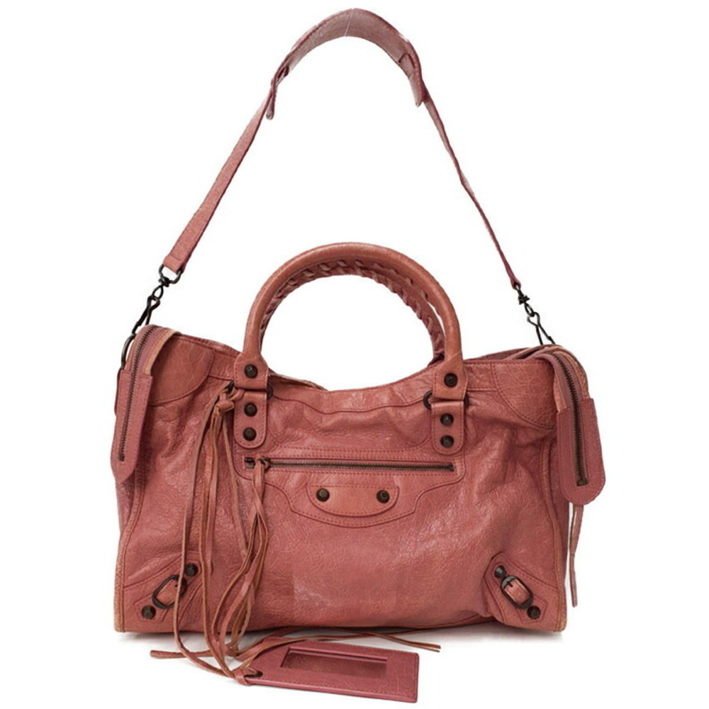 Balenciaga The City Leather Shoulder Bag - Picture 1 of 9